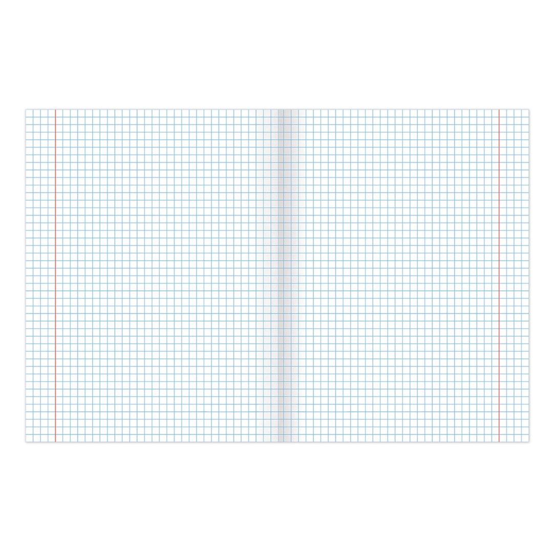 Тетрадь Brauberg "Natural", A5, 48 листов, в клетку, на скобе, ассорти / Тетради №2