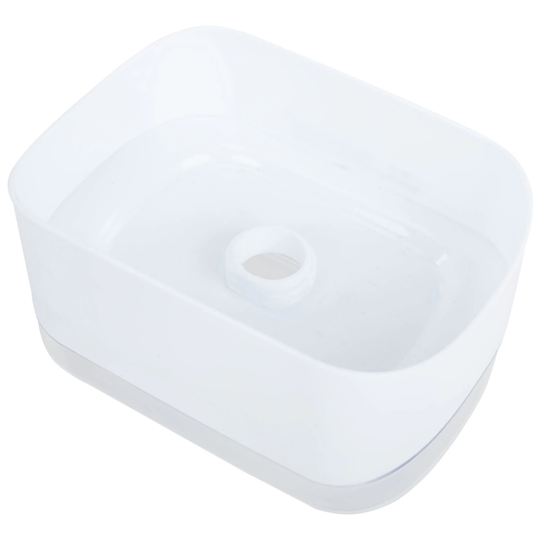 Дозатор для моющего средства Laima "Home", органайзер + губка, пластик, 350 мл, белый / Диспенсеры для жидкого мыла №3