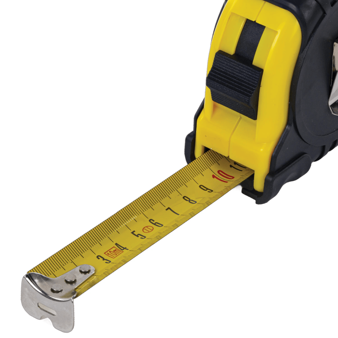 Өлшеуіш Sparta "Elastica", ұзындығы 7,5 м, ені 24 мм, резеңкеленген корпус / Өлшеуіш құралдары №4