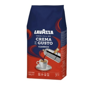 Кофе в зернах Lavazza "Crema e Gusto", темная обжарка, 1000 гр / Дәнді кофе