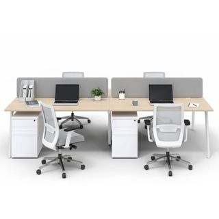 Стол с ящиками МС-4 ПМ, 2400*600*750 мм, столешница 32 мм, цена за комплект / Столы