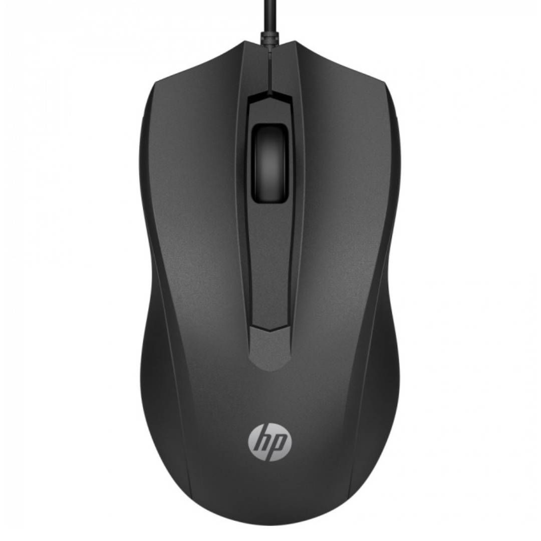 Мышь проводная оптическая HP 100, 3 кнопки, 1600 dpi, USB, черная / Мыши проводные oe.kz Мышь проводная оптическая HP 100, 3 кнопки, 1600 dpi, USB, черная / Мыши проводные