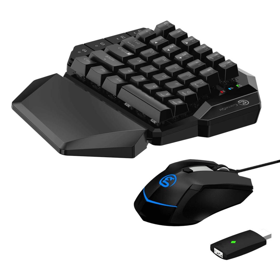 Игровой набор GameSir VX, клавиатура и оптическая мышь GameSir-GM190, ENG, USB, черный / Комплекты клавиатура+мышь №5