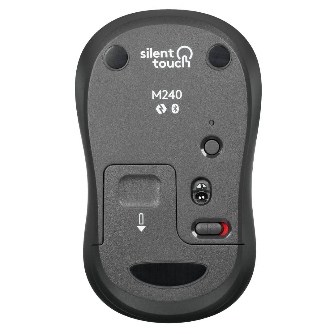 Мышь беспроводная Logitech M240, Bluetooth, 3 кнопки, 4000 dpi, оптическая, серая / Мыши беспроводные №4 oe.kz Мышь беспроводная Logitech M240, Bluetooth, 3 кнопки, 4000 dpi, оптическая, серая / Мыши беспроводные №4