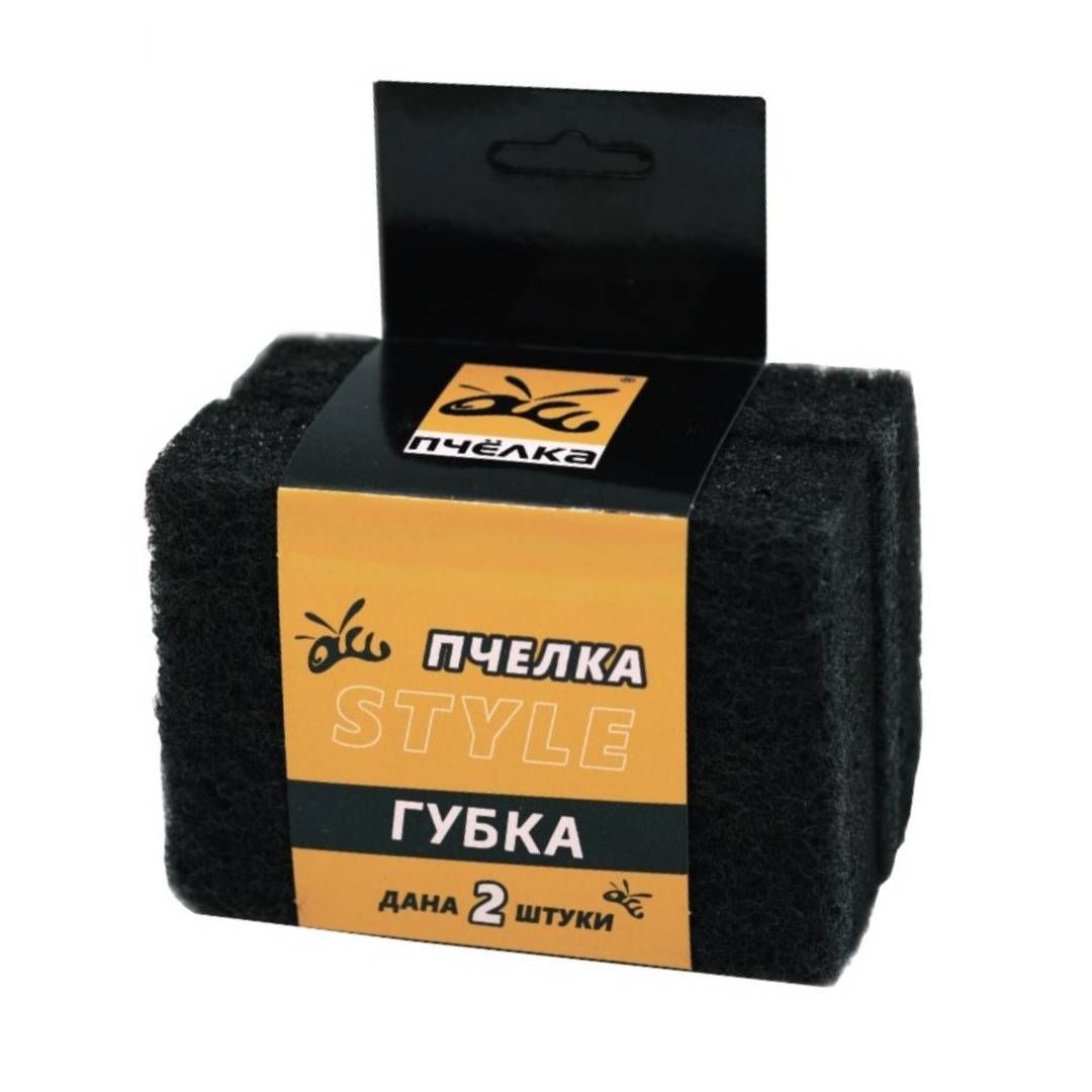 Ыдыс жууға арналған губка York "Maxi", абразивті қабаты бар поролон, жинақта 5 дана / Тұрмыстық губкалар №2