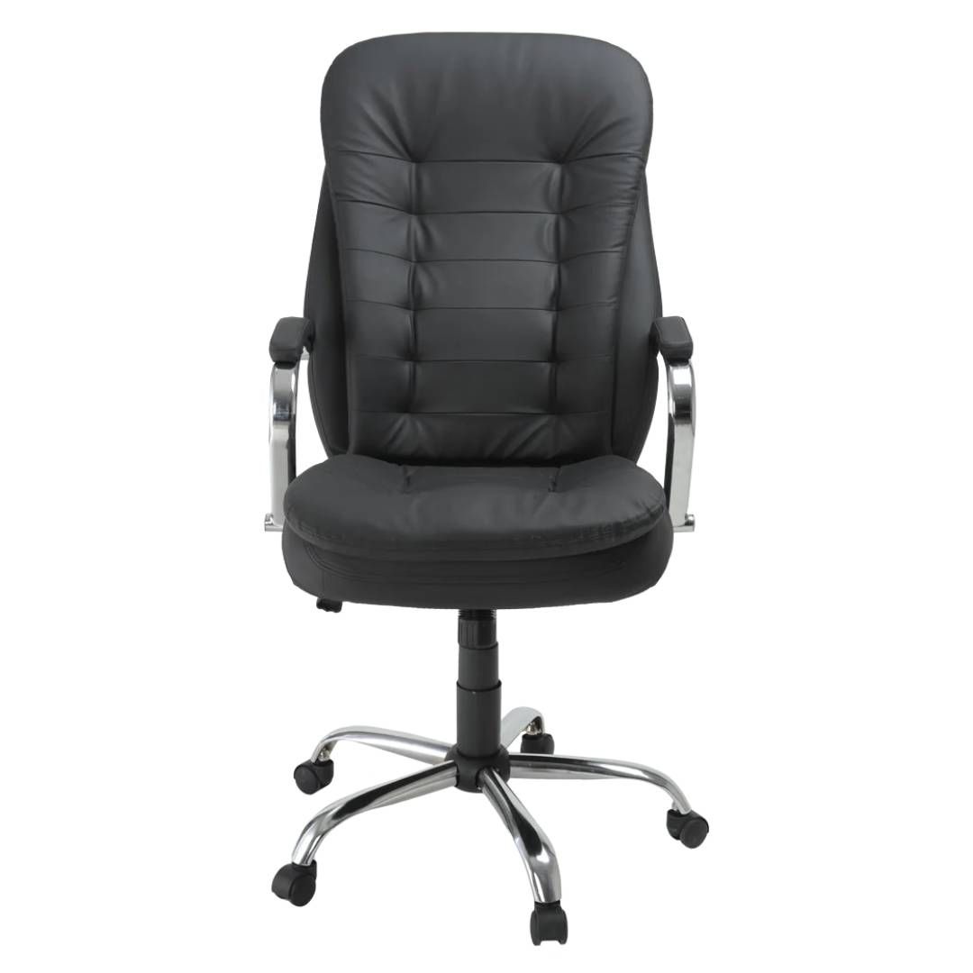 Кресло для руководителя Пилот Люкс, экокожа, черное / Кресла для руководителей №2