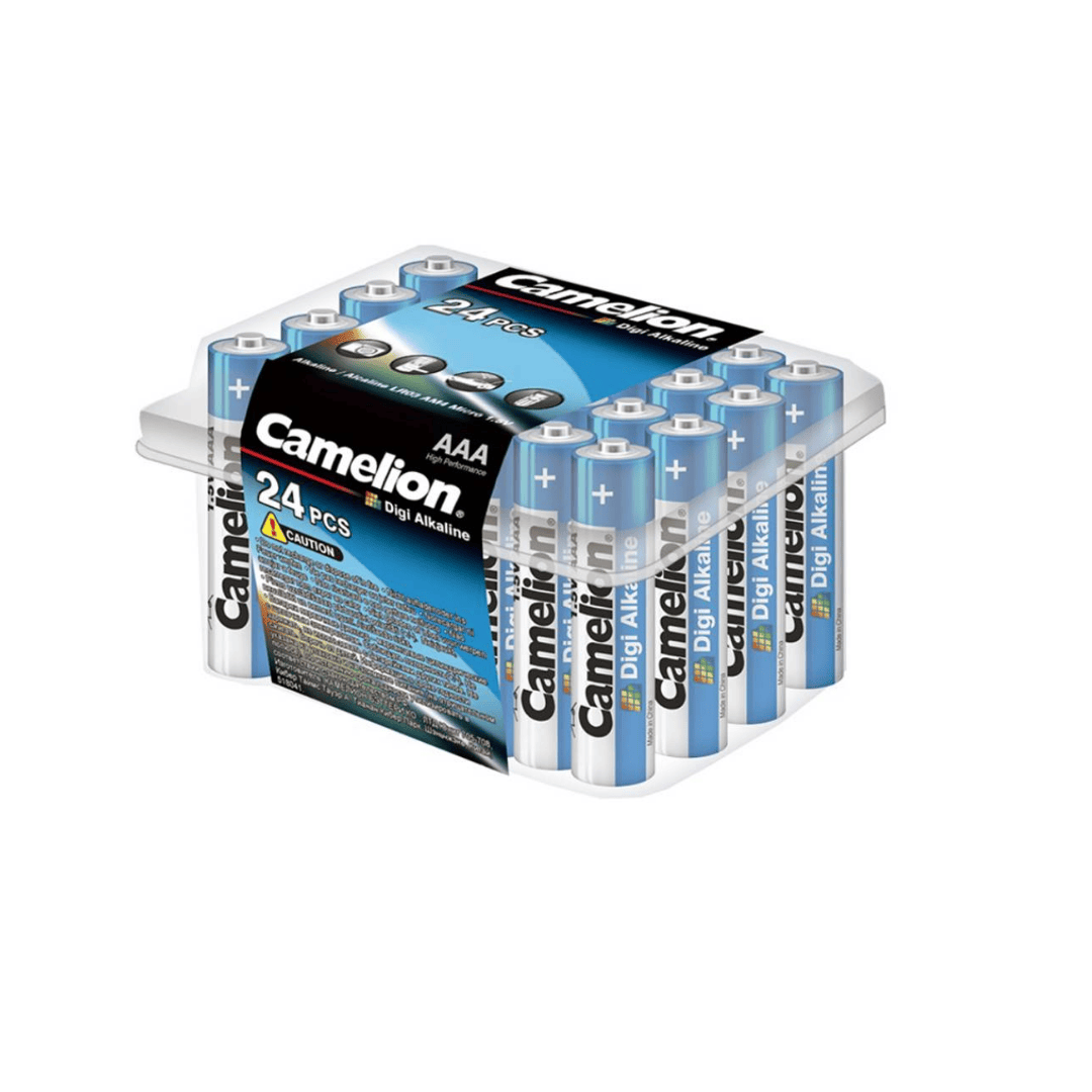 Батарейки Camelion Plus Alkaline мизинчиковые AAA LR03-BP24DG, 1.5V, 24 шт./уп, цена за упаковку / Батарейки oe.kz Батарейки Camelion Plus Alkaline мизинчиковые AAA LR03-BP24DG, 1.5V, 24 шт./уп, цена за упаковку / Батарейки