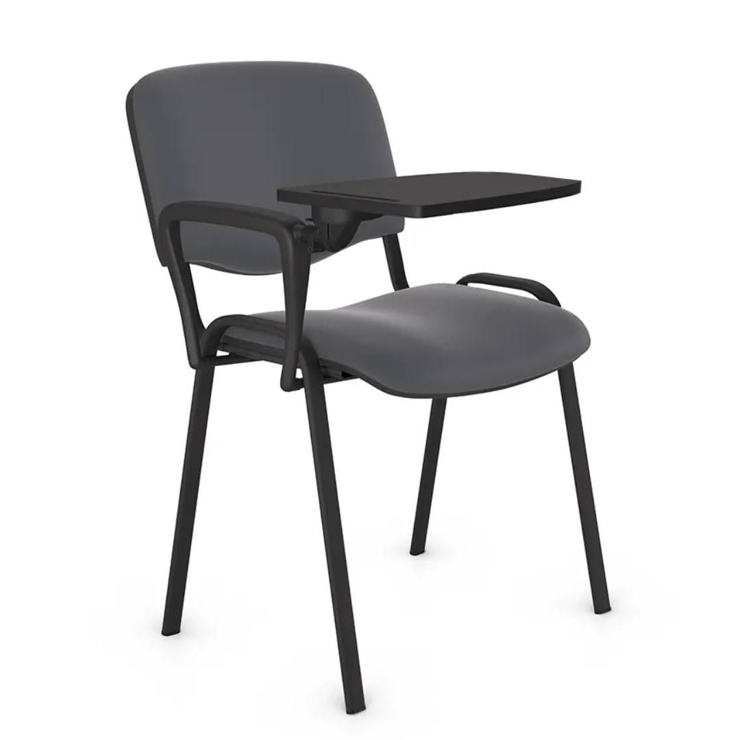 Стул для посетителей "Изо стул ТК-2", с откидным столиком, ткань, ассорти / Стулья №2