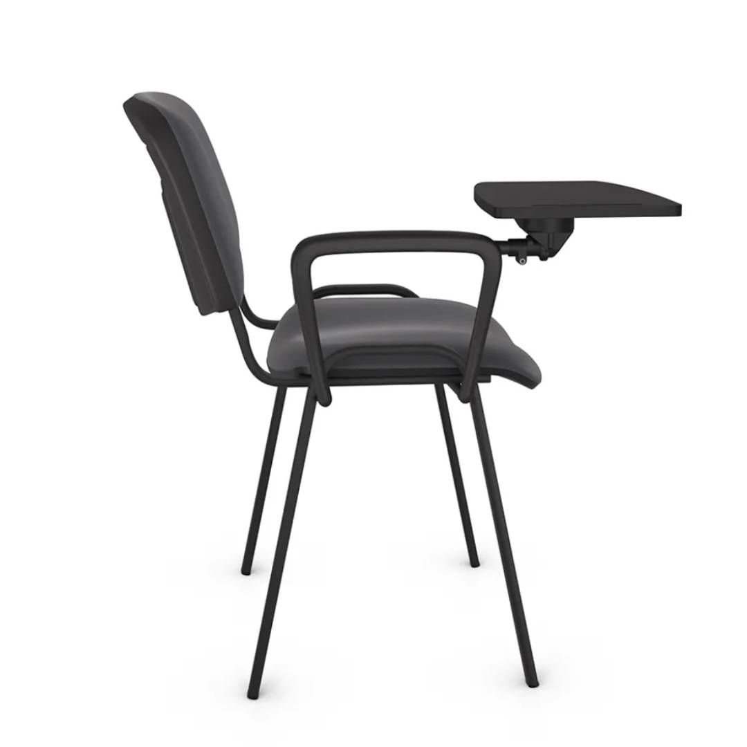 Стул для посетителей "Изо стул ТК-2", с откидным столиком, ткань, ассорти / Стулья №3