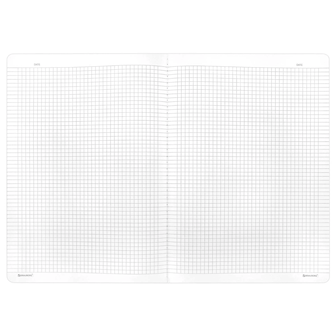 Бизнес-тетрадь Brauberg "Minimal Classic", A4, 96 листов, в клетку, ассорти / Тетради №5