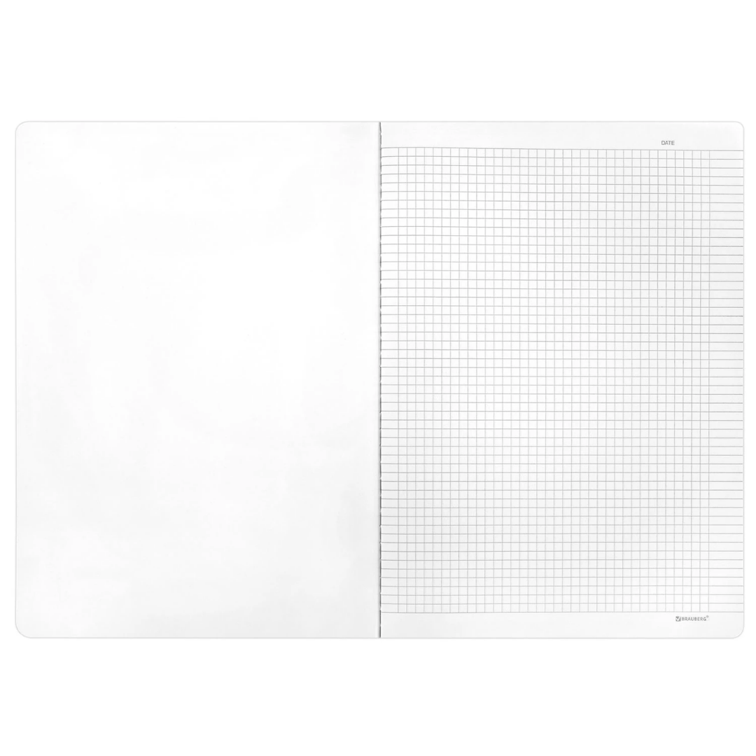 Бизнес-тетрадь Brauberg "Minimal Classic", A4, 96 листов, в клетку, ассорти / Тетради №4