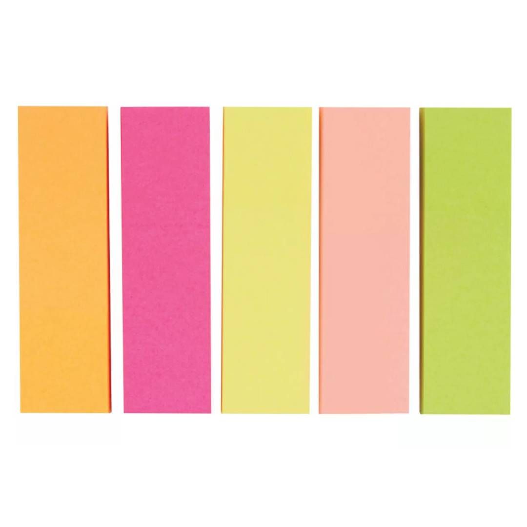 Өздігінен жабысатын бетбелгілер Staff "Көрсеткілер", пластик, 45*12 мм, 5 түс, 100 парақ / Өзі жабысатын бетбелгілер №2