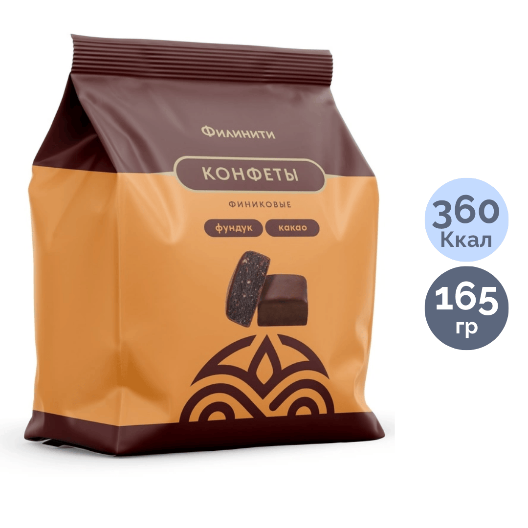 Конфеты глазированные Филинити, с сухофруктами и орехами, 165 гр / Конфеты