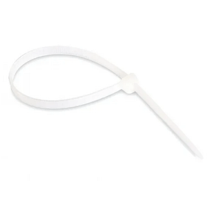 Хомуты-стяжки Сибин ХС-Б, нейлон, 3,6*150 мм, 100 шт, белые / Шпагаты