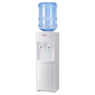 Кулер для воды LD-AEL-89c, напольный, нагрев/охлаждение, с шкафчиком, белый / Оборудование для кухни	
