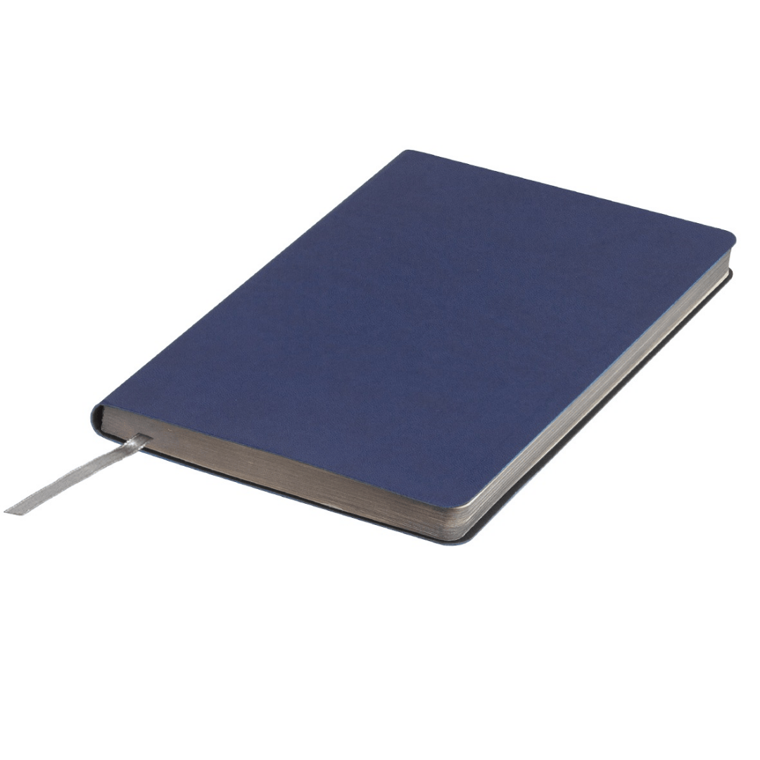 Записная книжка Leader, А5, 128 листов, в линейку, синяя / Записные книжки №2