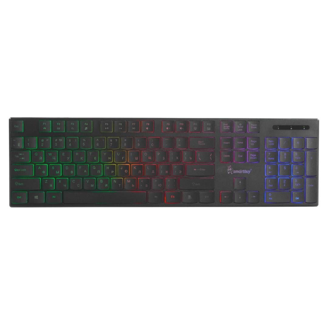 Сымды пернетақта Smartbuy ONE 114, ENG/RUS, USB, қара / Сымды пернетақталар