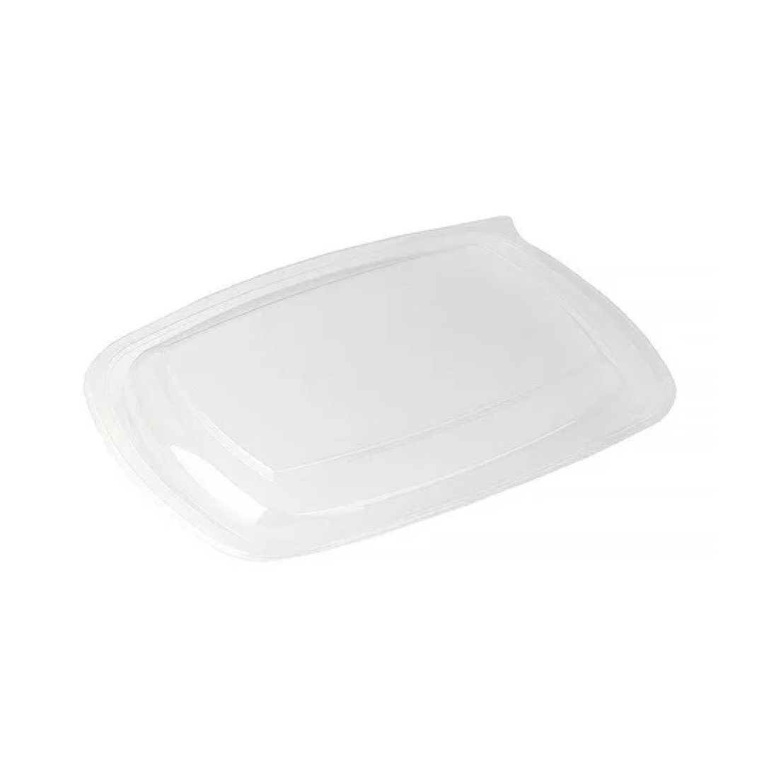 Крышки для одноразовых контейнеров, размер 230*170*22,5 мм, прозрачные, 50 шт/упак / Посуда одноразовая oe.kz Крышки для одноразовых контейнеров, размер 230*170*22,5 мм, прозрачные, 50 шт/упак / Посуда одноразовая