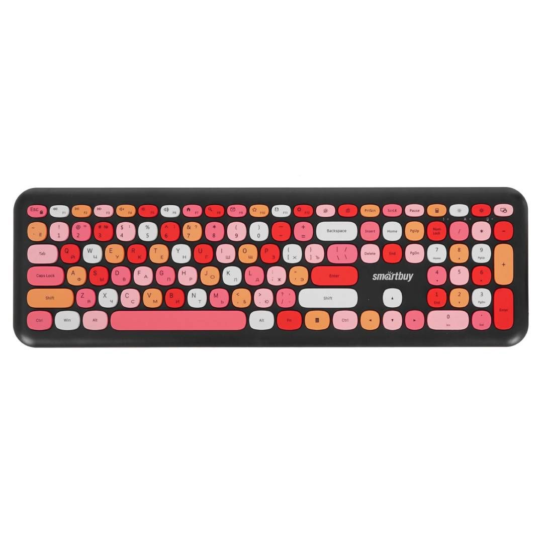 Беспроводной набор Smartbuy SBC-666395AG-K, клавиатура и мышь, ENG/RUS, USB, черный / Комплекты клавиатура+мышь №2 oe.kz Беспроводной набор Smartbuy SBC-666395AG-K, клавиатура и мышь, ENG/RUS, USB, черный / Комплекты клавиатура+мышь №2