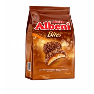 Печенье Ulker "Albeni Bites", с карамельной начинкой, 180 гр / Печенье, вафли, крекеры