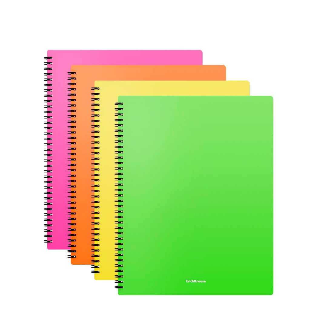 Папка файловая на 40 файлов Erich Krause "Matt Neon", А4 формат, на спирали, ассорти / Папки файловые oe.kz Папка файловая на 40 файлов Erich Krause "Matt Neon", А4 формат, на спирали, ассорти / Папки файловые