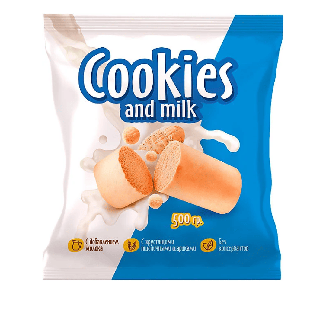 Батончики Cookies and milk, 500 гр / Конфеты №2