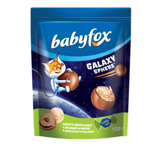 Шоколадные конфеты BabyFox "Galaxy sphere", с фундучной начинкой, 130 гр / Шоколад oe.kz Шоколадные конфеты BabyFox "Galaxy sphere", с фундучной начинкой, 130 гр / Шоколад