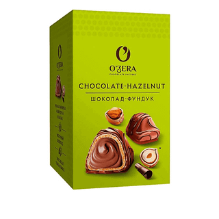 Шоколадные конфеты O'Zera "Chocolate Hazelnut", с фундучной начинкой, 150 гр / Шоколад