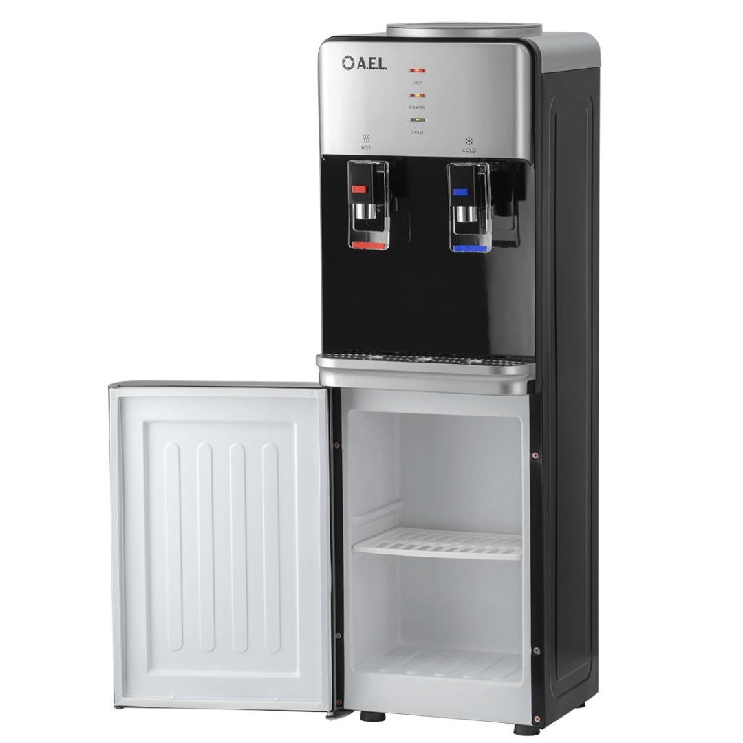Кулер для воды LD-AEL-40c, напольный, с шкафчиком, черный/серебристый / Оборудование для кухни	 №3