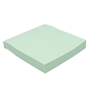 Блок самоклеящийся 76*76 мм, "Sticky", зеленый, 100 листов / Блоки самоклеящиеся