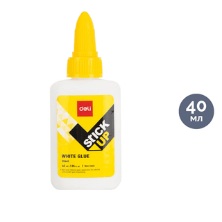 Клей ПВА Deli, 40 мл / Клей ПВА