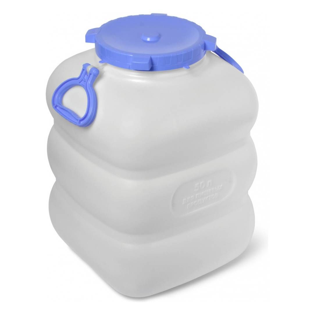 Фляга Гранде 50 л, с ручками, белая / Посуда для приготовления и хранения пищи