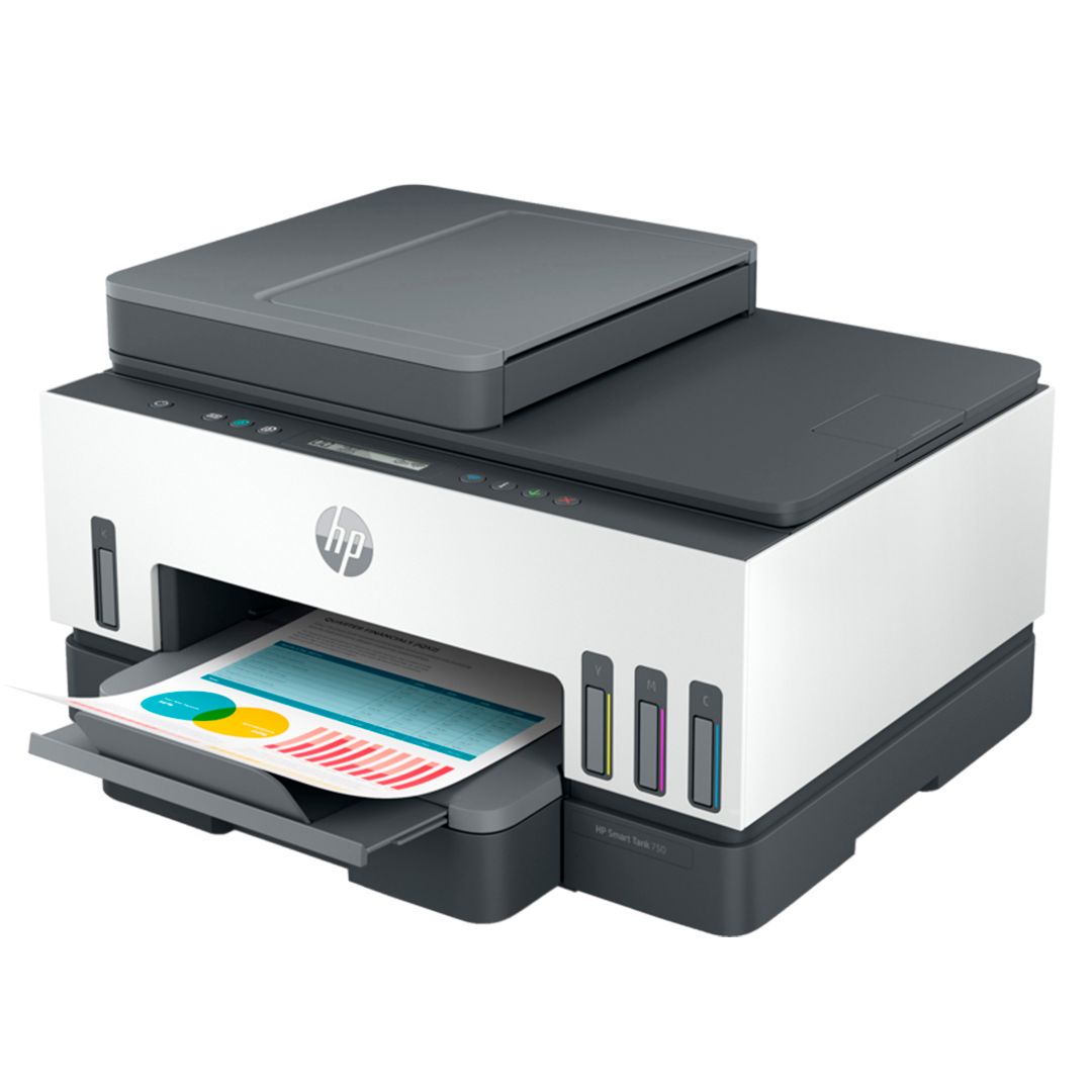 МФУ струйное цветное HP Smart Tank 750, А4, 1200*1200, 15 стр/мин, USB, Ethernet, Bluetooth, Wi-Fi / Струйные №3 oe.kz МФУ струйное цветное HP Smart Tank 750, А4, 1200*1200, 15 стр/мин, USB, Ethernet, Bluetooth, Wi-Fi / Струйные №3