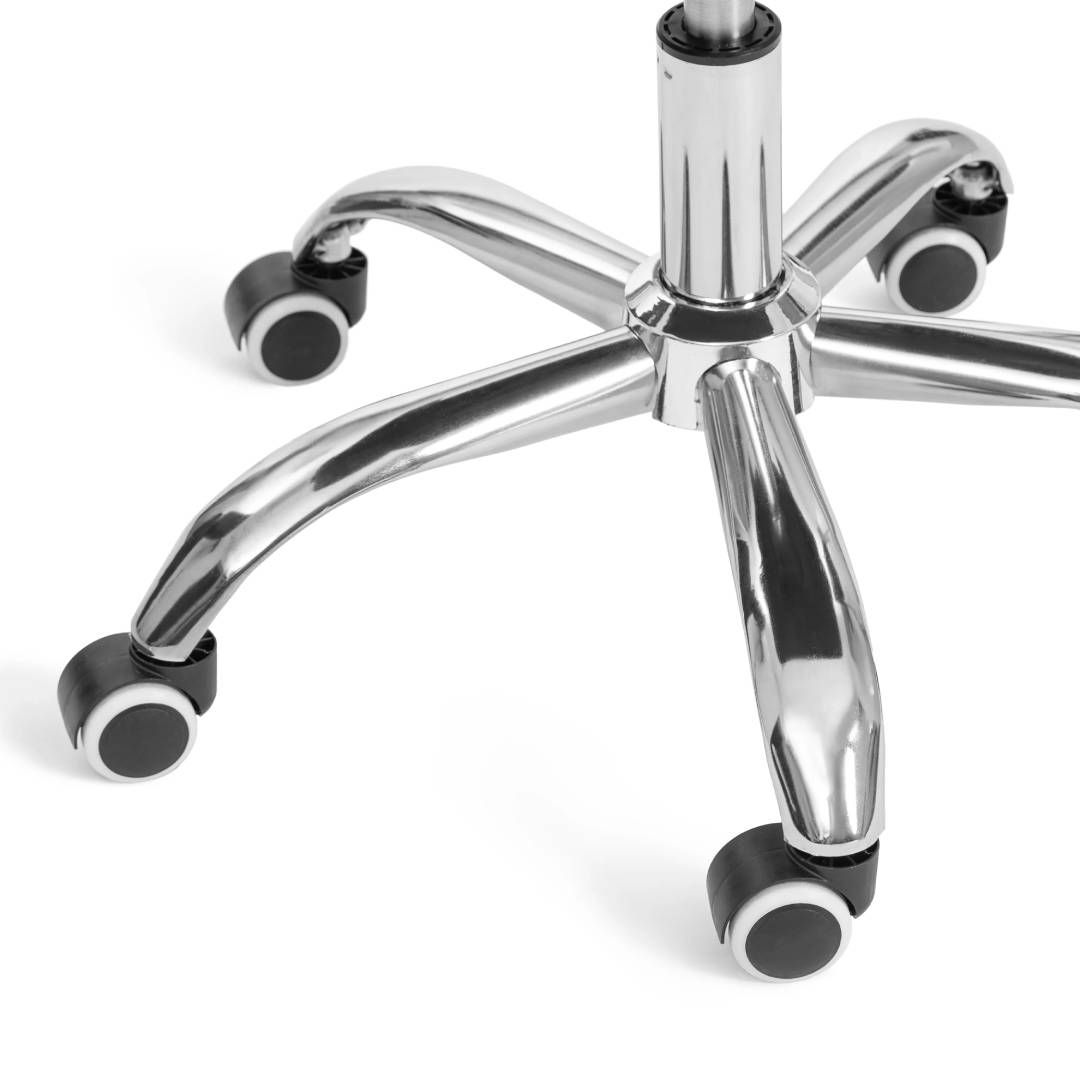 Кресло для персонала BM-520M, сетка/ткань, хром, черное / Кресла для персонала №7