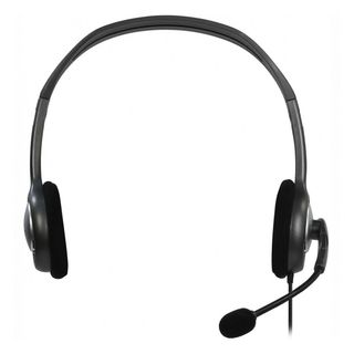 Гарнитура Logitech H111, диапазон частот 20-20000 Гц, серая / Гарнитуры
