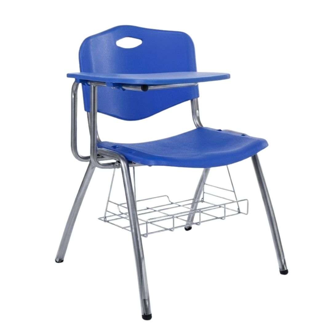 Стул для посетителей Tomili, с откидным столиком, пластик, ассорти / Стулья №3