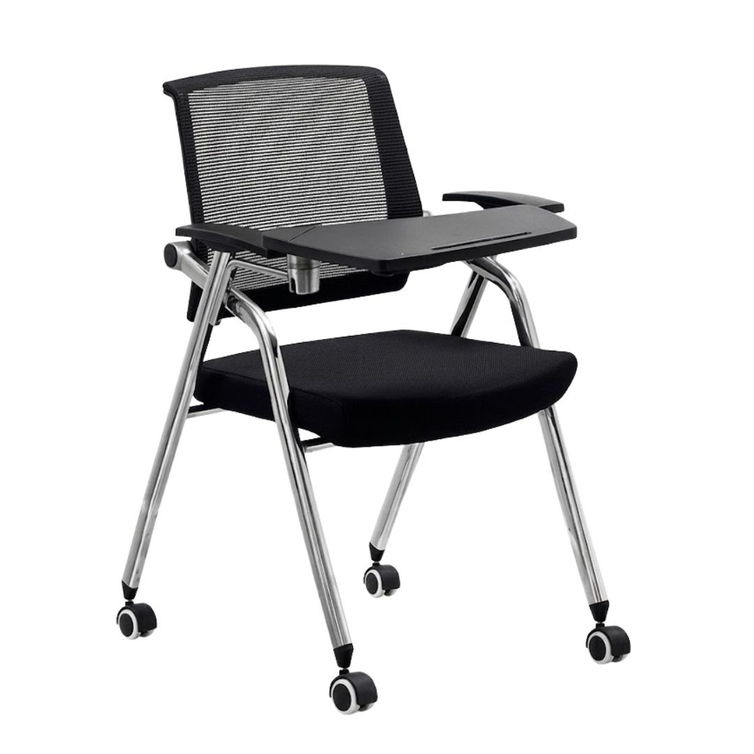 Стул складной Tomili, с откидным столиком, ткань, сетка, на колесах, ассорти / Стулья