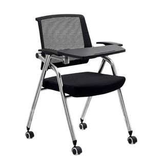 Стул складной Tomili, с откидным столиком, ткань, сетка, на колесах, ассорти / Стулья