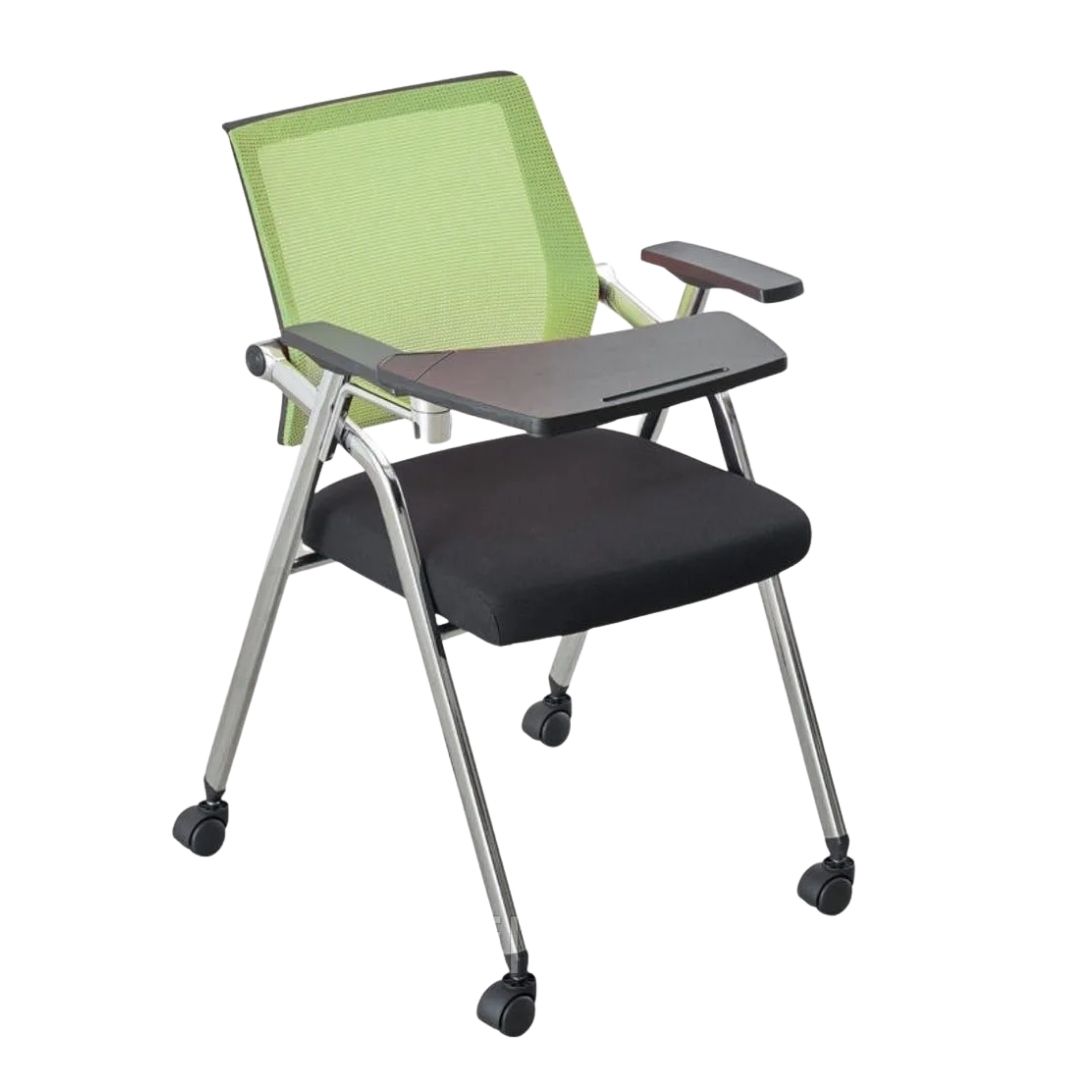 Стул складной Tomili, с откидным столиком, ткань, сетка, на колесах, ассорти / Стулья №3