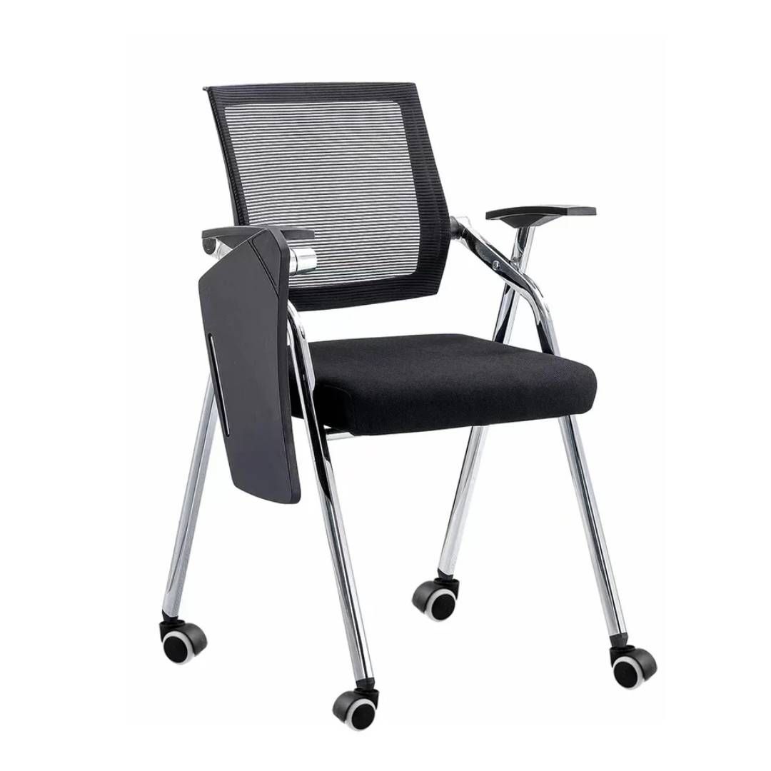 Стул складной Tomili, с откидным столиком, ткань, сетка, на колесах, ассорти / Стулья №5