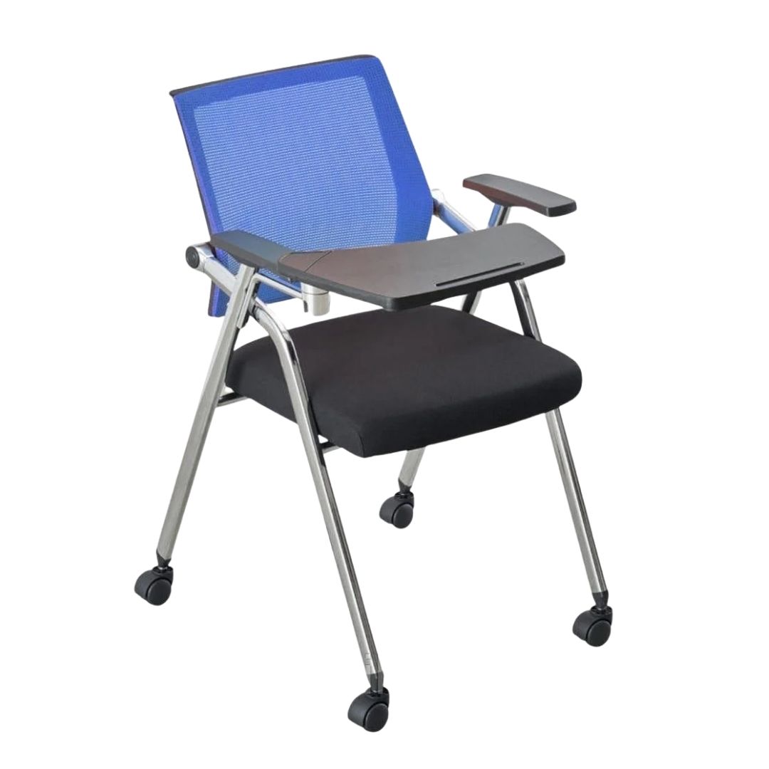 Стул складной Tomili, с откидным столиком, ткань, сетка, на колесах, ассорти / Стулья №4