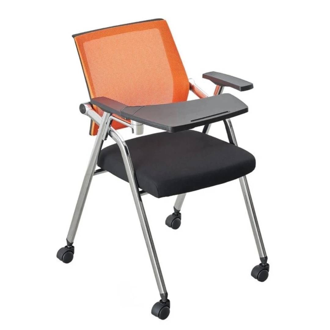 Стул складной Tomili, с откидным столиком, ткань, сетка, на колесах, ассорти / Стулья №2
