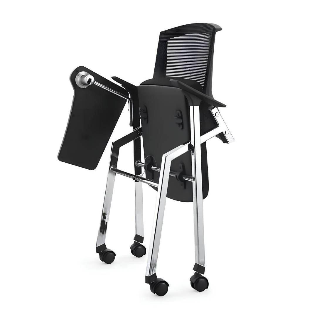 Стул складной Tomili, с откидным столиком, ткань, сетка, на колесах, ассорти / Стулья №6