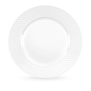 Тарелка глубокая Wilmax, диаметр 25,5 см, фарфор, белая / Посуда столовая