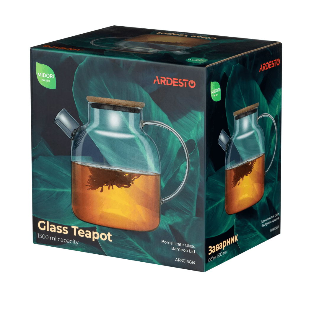 Чайник заварочный Ardesto "Midori", 1,5 л / Посуда столовая №2