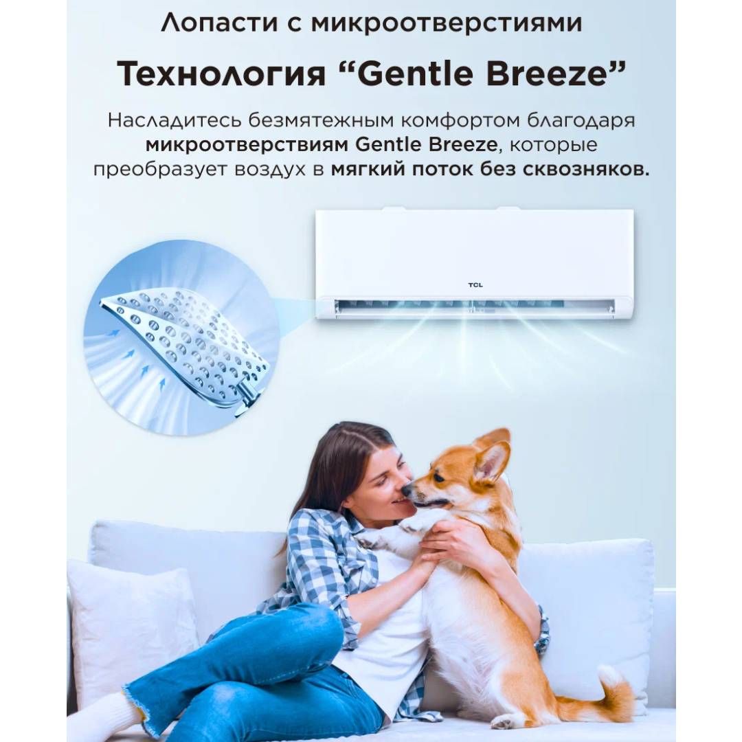 Кондиционер TCL BreezeIN TAC-BR12HSV/TB Inverter, Wi-Fi управление, инст.комплект, белый / Кондиционеры №5