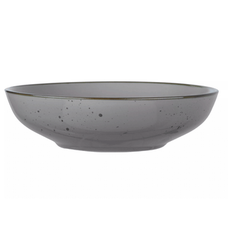 Тарелка глубокая Ardesto "Bagheria Grey", 20 см, керамика, серый / Посуда столовая