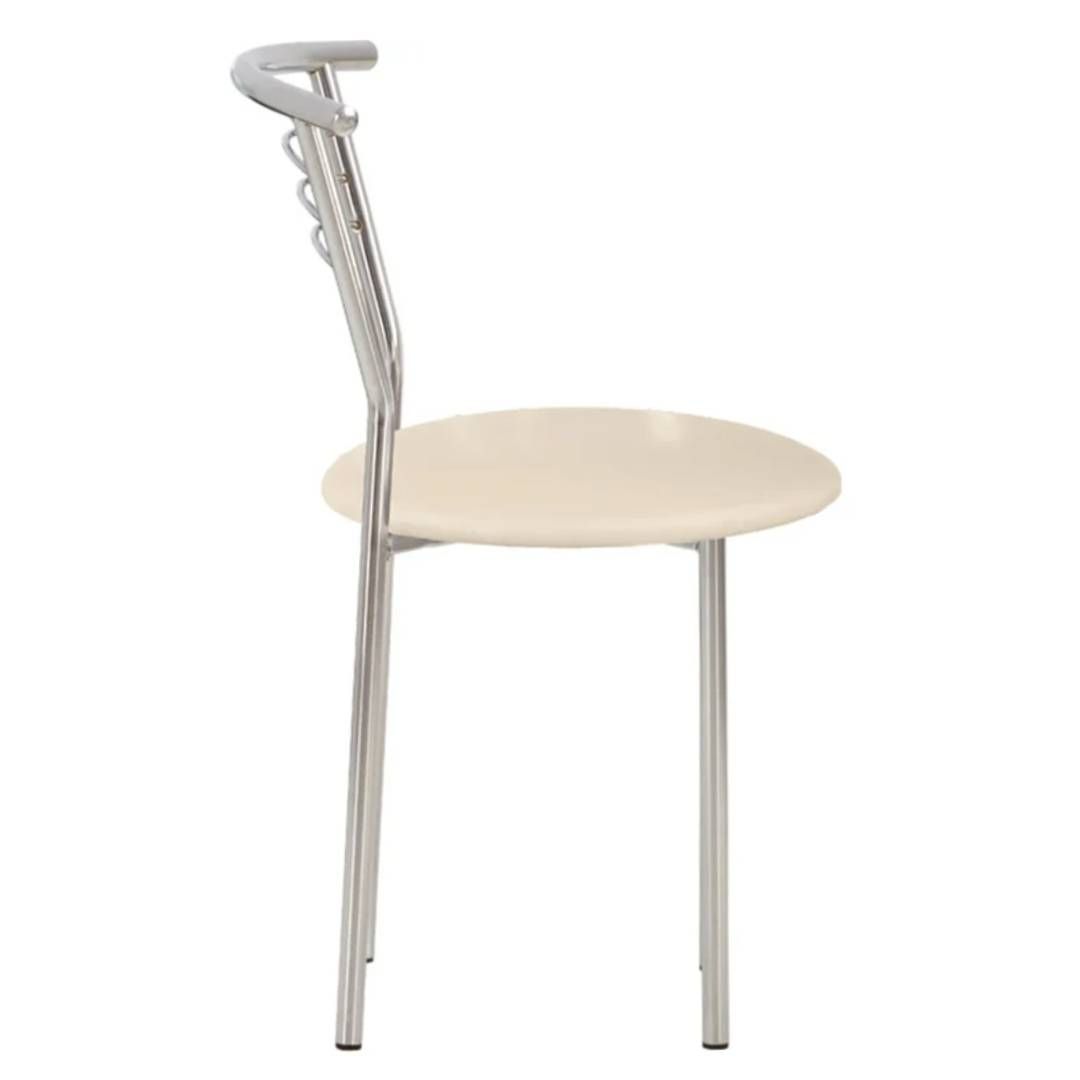 Стул Марко, металл/экокожа, бежевый / Стулья №3