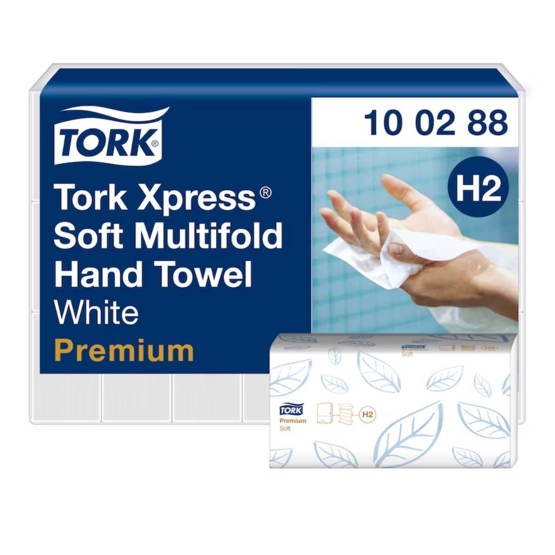 Полотенца бумажные Tork Premium, 110 шт, 2-х слойные, 21*34 см, сложение W, белые / Полотенца для диспенсеров №3 oe.kz Полотенца бумажные Tork Premium, 110 шт, 2-х слойные, 21*34 см, сложение W, белые / Полотенца для диспенсеров №3