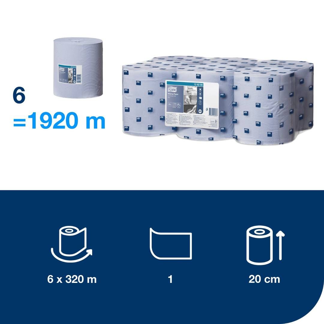 Сүрткіш материал Tork, 320 метр, 1 қабатты, M2 системасы, көк / Тазалау құралдары №4 oe.kz Сүрткіш материал Tork, 320 метр, 1 қабатты, M2 системасы, көк / Тазалау құралдары №4